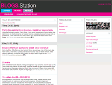 Tablet Screenshot of blog.station.ee